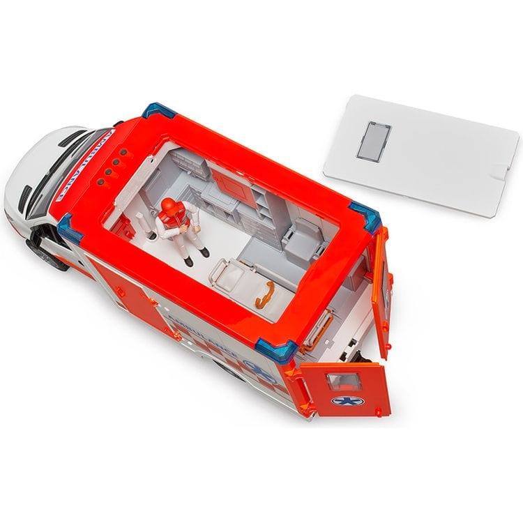 MB Sprinter Ambulance with Driver Figurine - FAO Schwarz