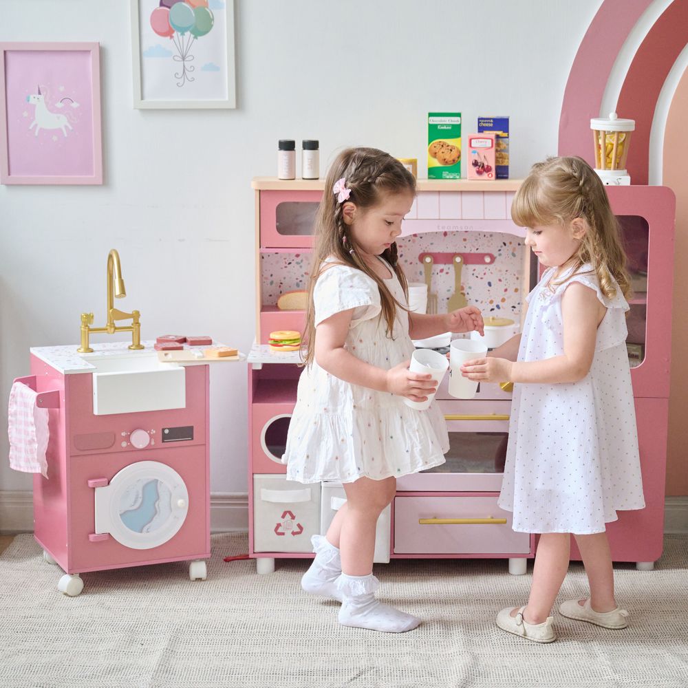 Little Chef Savannah Wooden Play Kitchen with 3 Modular Pieces - FAO Schwarz