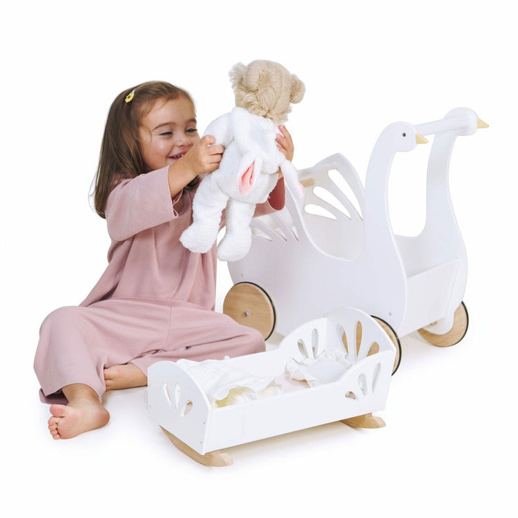 Sweet Swan Dolly Bed - FAO Schwarz