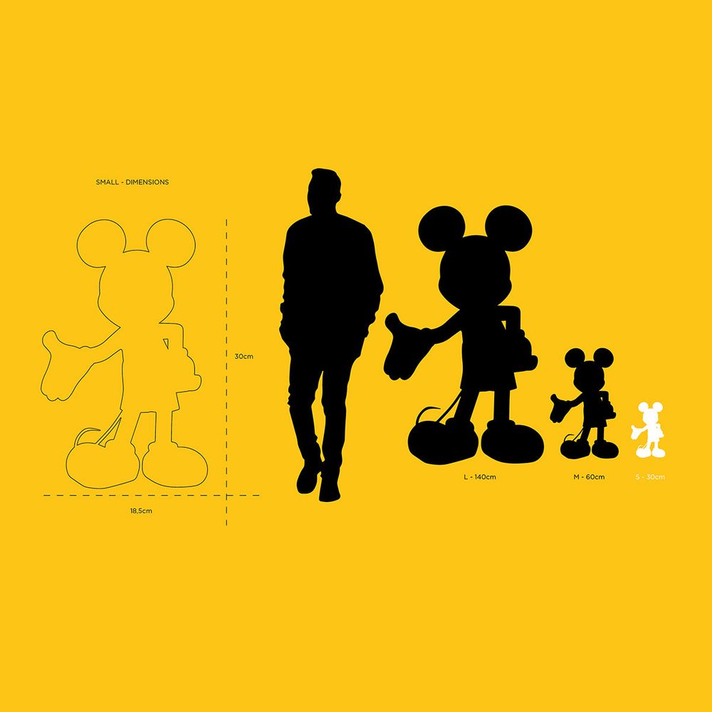 Mickey Mouse 12″ Kamo Jean-Charles de Castelbajac Figurine - FAO Schwarz