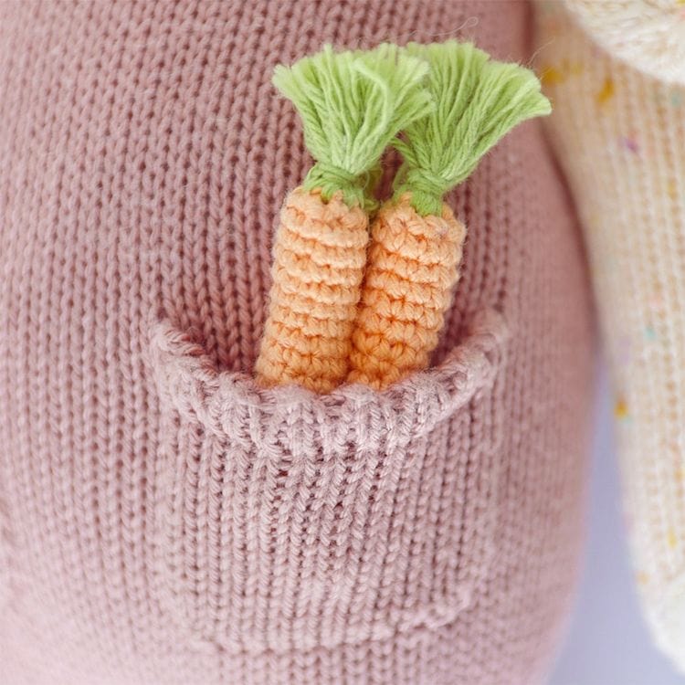 Little 13″ Harper the Bunny Hand-Knit Doll - FAO Schwarz