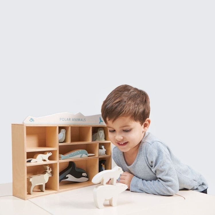 Wooden Polar Animals Set - FAO Schwarz