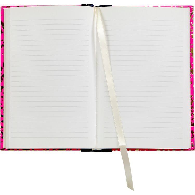Composition Notebook in Neon Pink/Gold Leather - FAO Schwarz