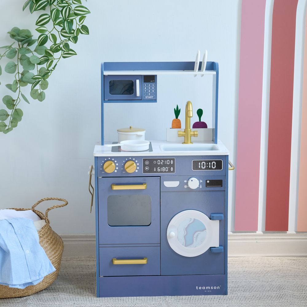 Little Chef Lake Tahoe Wooden Play Kitchen Washer & Mini Garden - FAO Schwarz