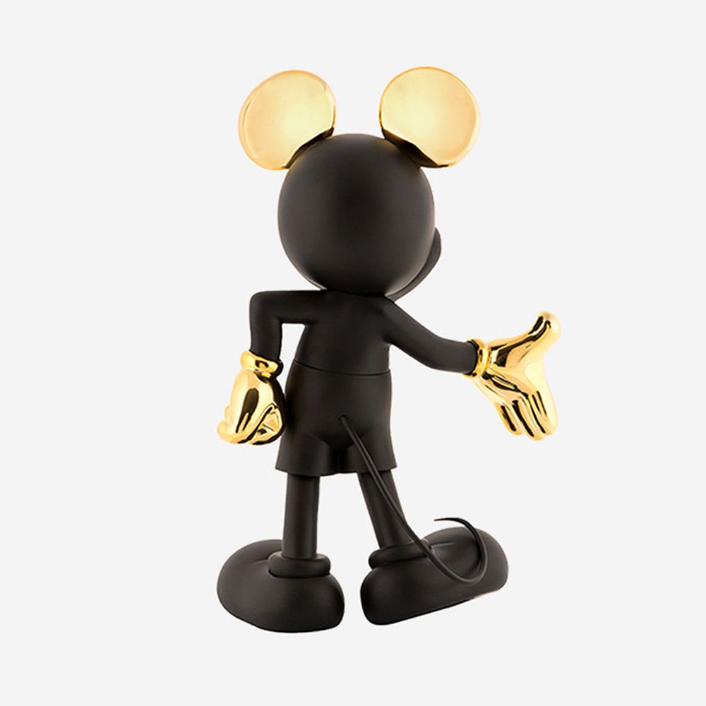 Mickey Mouse Welcome 12″ Studio Figurine – Black & Gold - FAO Schwarz