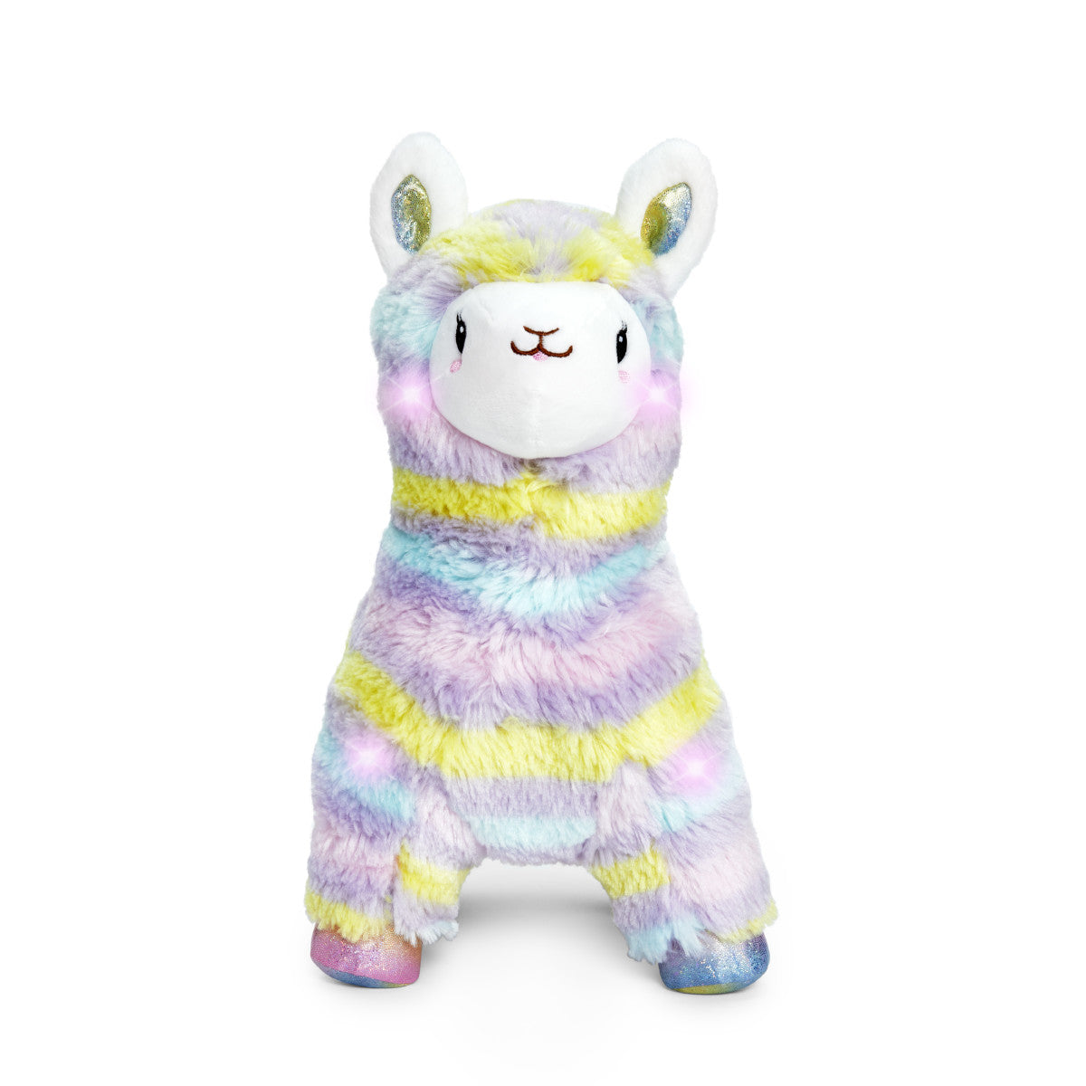 12″ Glow Brights LED with Sound Alpaca Plush - FAO Schwarz