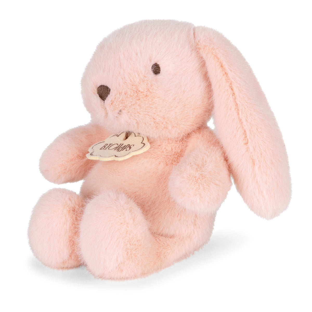 BT Chaps Bubbles Bunny ECO Pink Plush – 7″ - FAO Schwarz