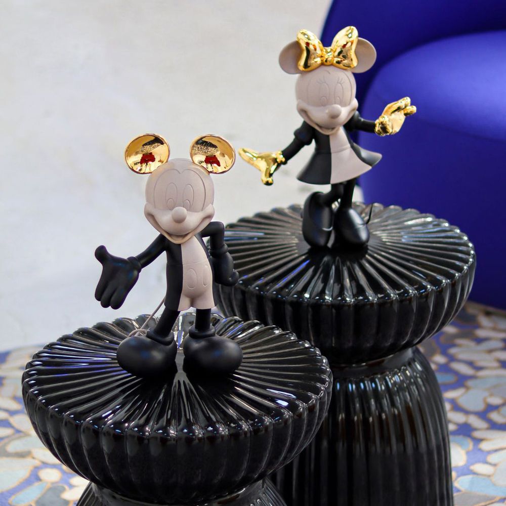 Mickey Mouse 12″ Kelly Hoppen Figurine – Black, Taupe & Gold - FAO Schwarz