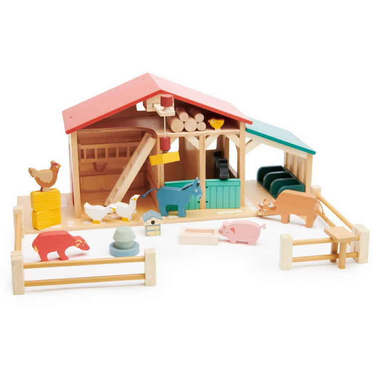 Wooden Tender Leaf Farm Playset - FAO Schwarz