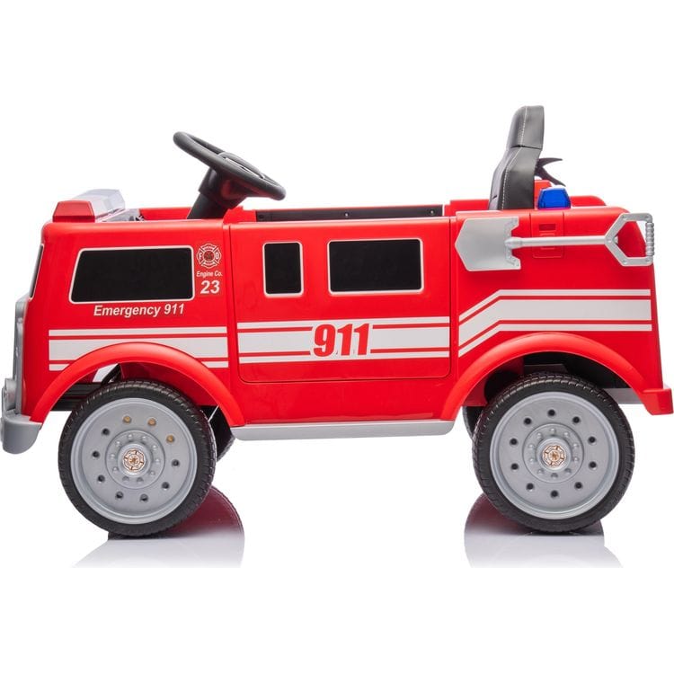 12V Freddo Firetruck 1-Seater Ride On - FAO Schwarz