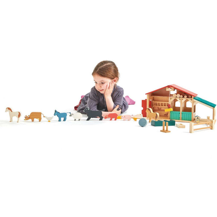 Wooden Tender Leaf Farm Playset - FAO Schwarz