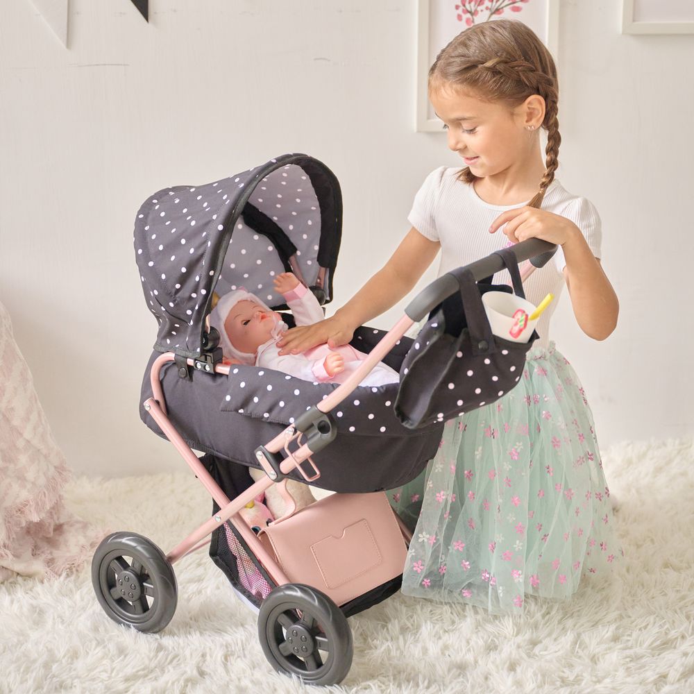 Olivia’s Little World Pin Up Doll Classic Stroller with Removable Bassinet - FAO Schwarz