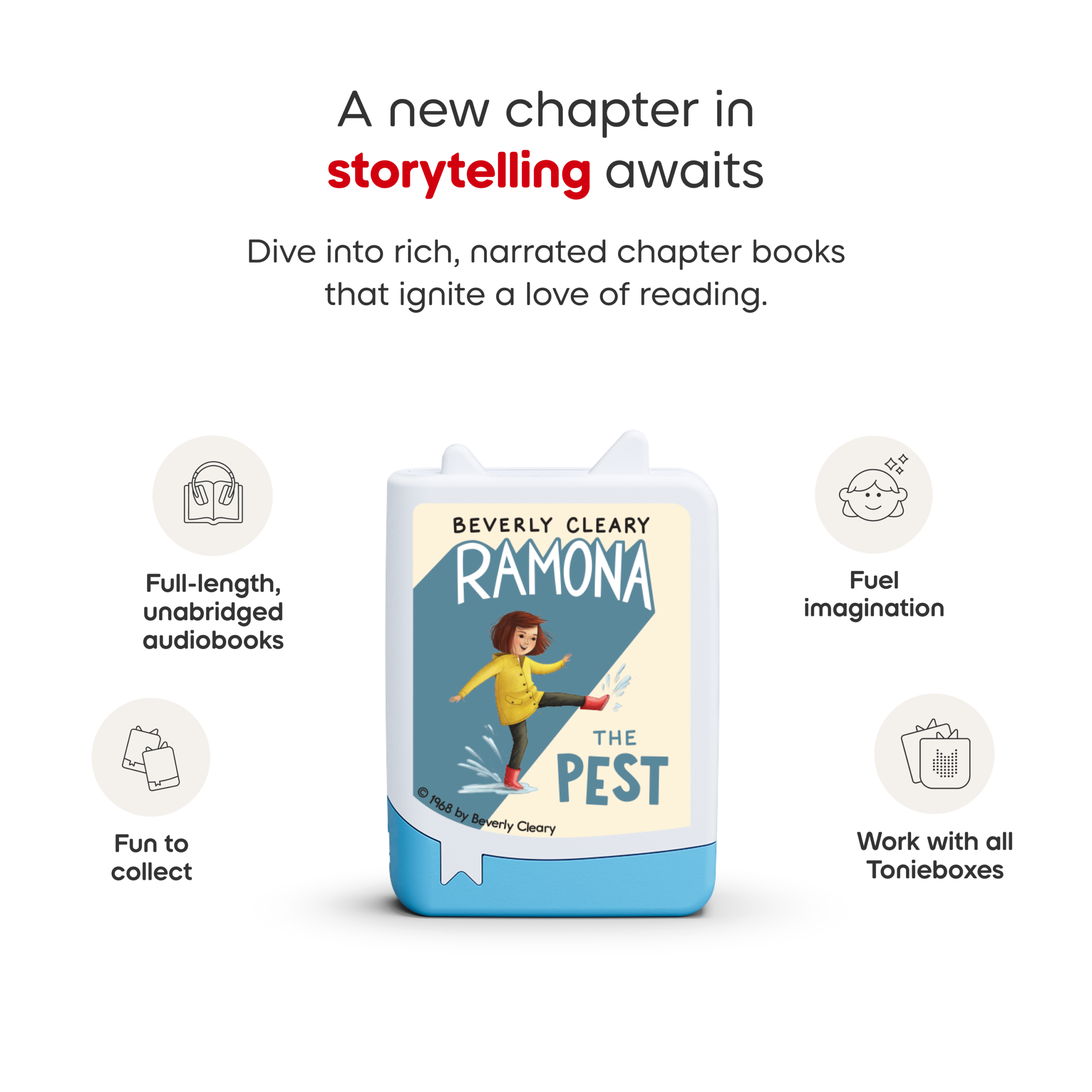 Ramona Audiobook Tonies – 4 Pack - FAO Schwarz