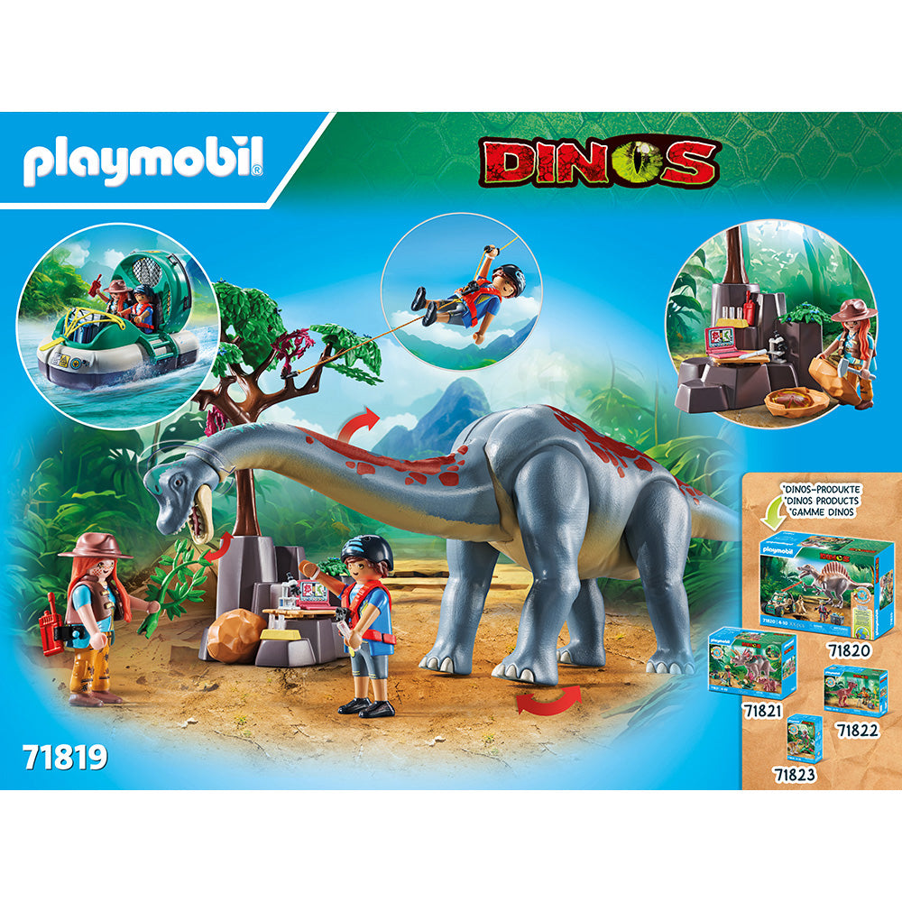Brachiosaurus with Hovercraft Playset - FAO Schwarz