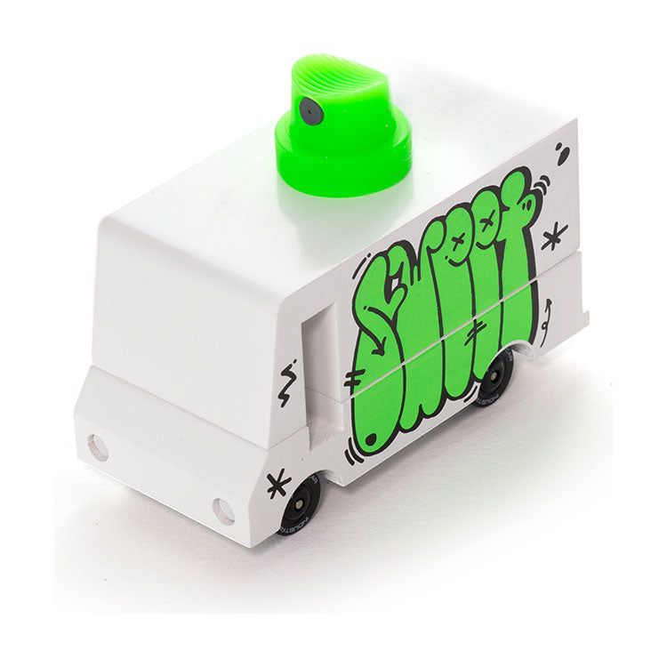 Green Graffiti Van Toy Car - FAO Schwarz