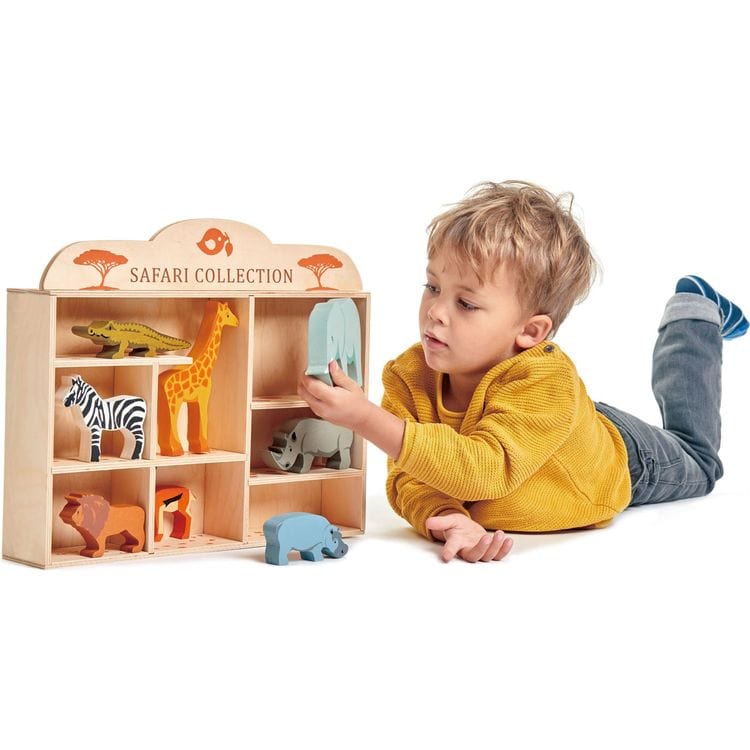 Wooden Safari Animal Collection - FAO Schwarz