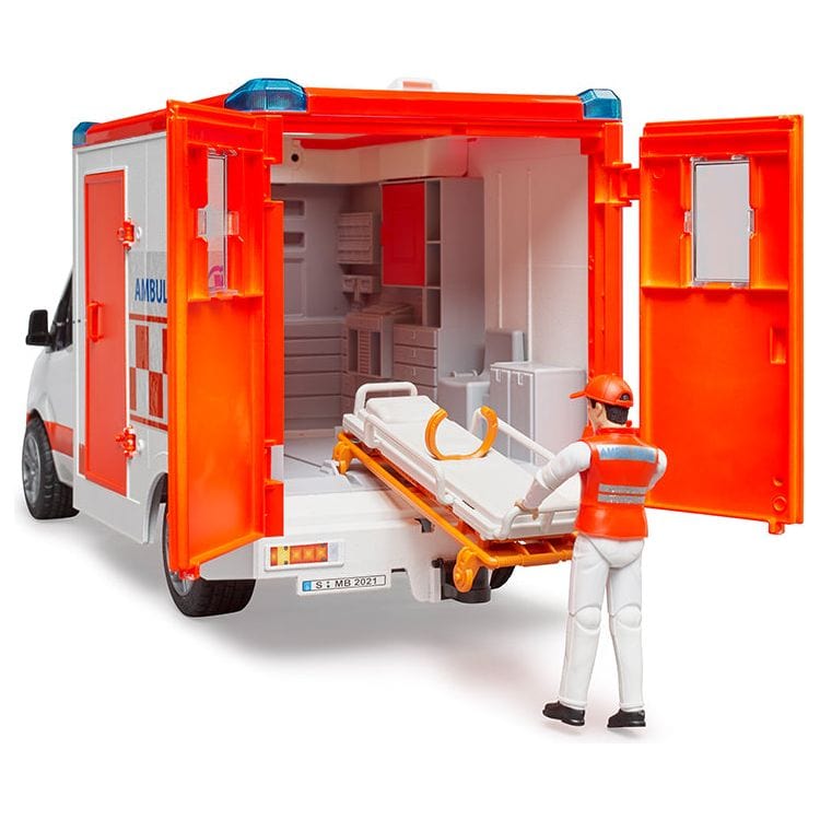 MB Sprinter Ambulance with Driver Figurine - FAO Schwarz