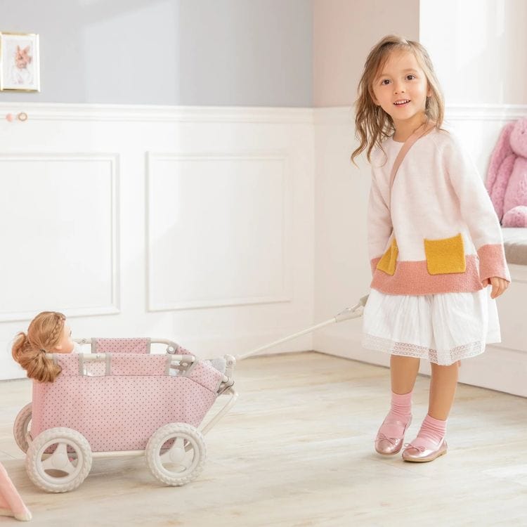 Polka Dots Princess Baby Doll Wagon - FAO Schwarz