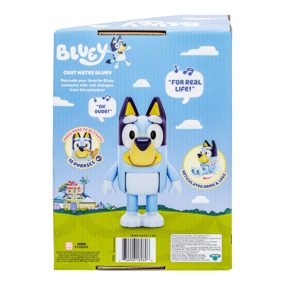Bluey Chat Mates Bluey Figure - FAO Schwarz