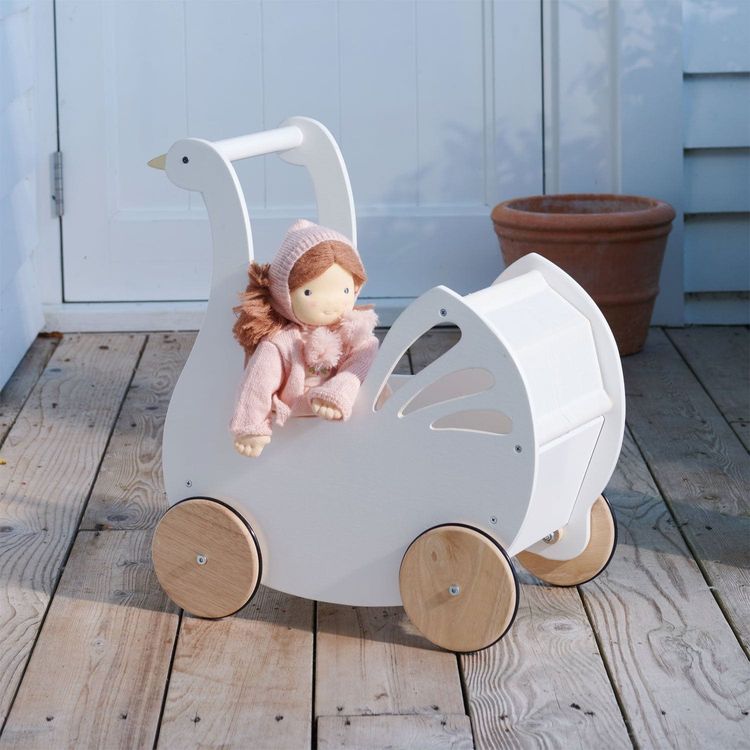 Sweet Dreams Swan Doll Pram - FAO Schwarz