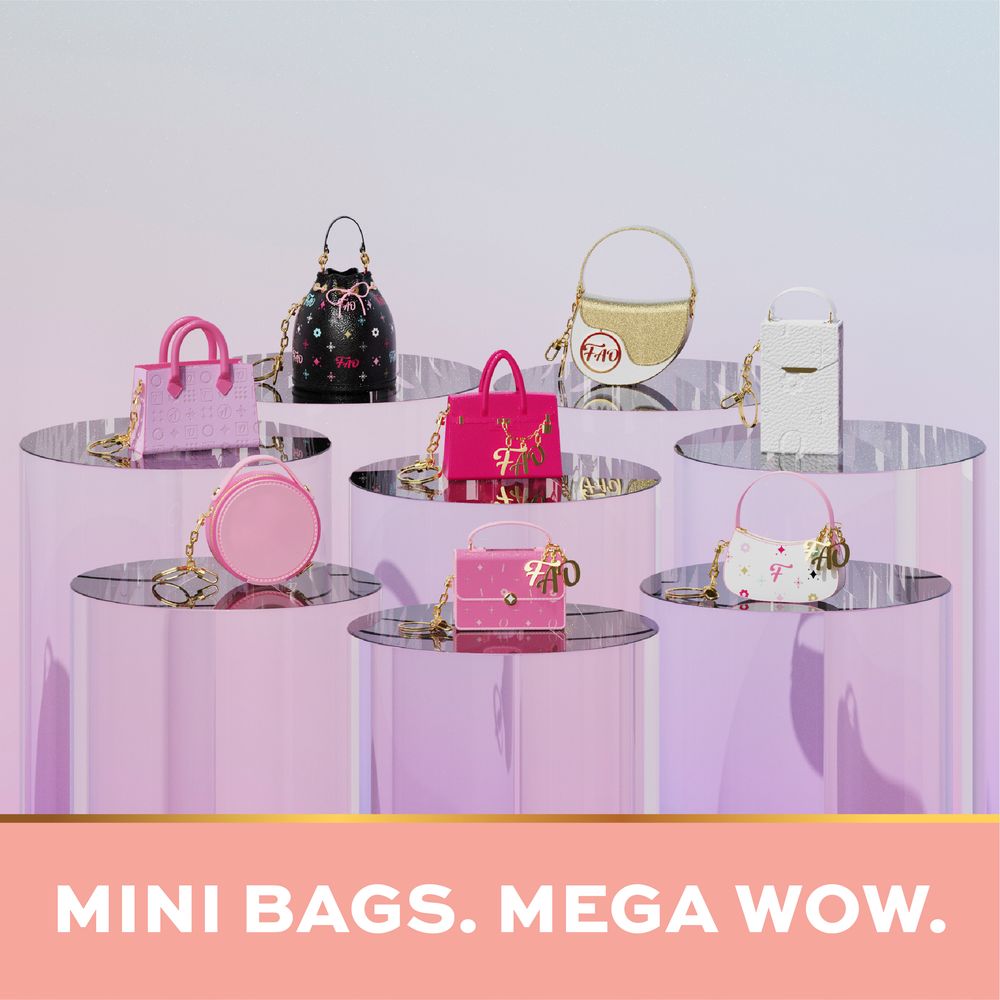 Spring St. Mini Saddle Bag Charm - FAO Schwarz