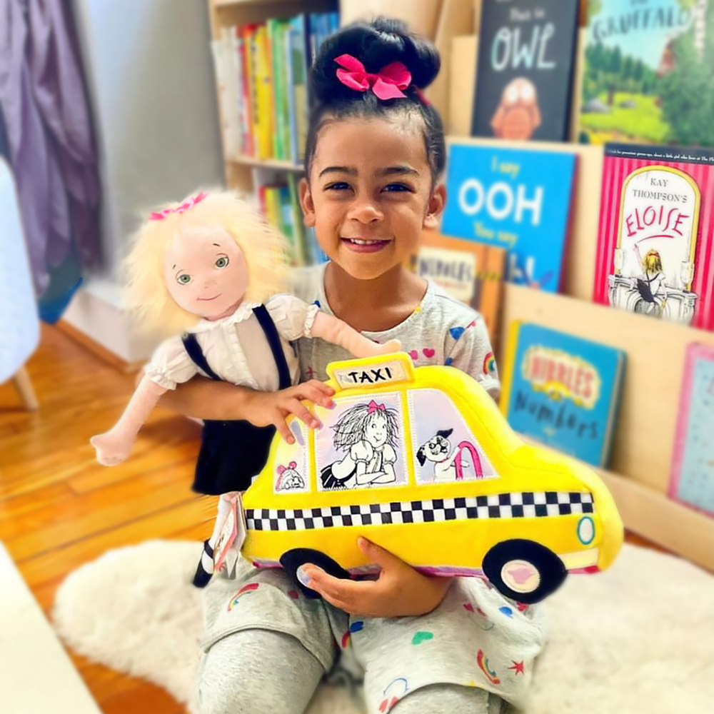 Eloise Taxi Plush Pillow - FAO Schwarz