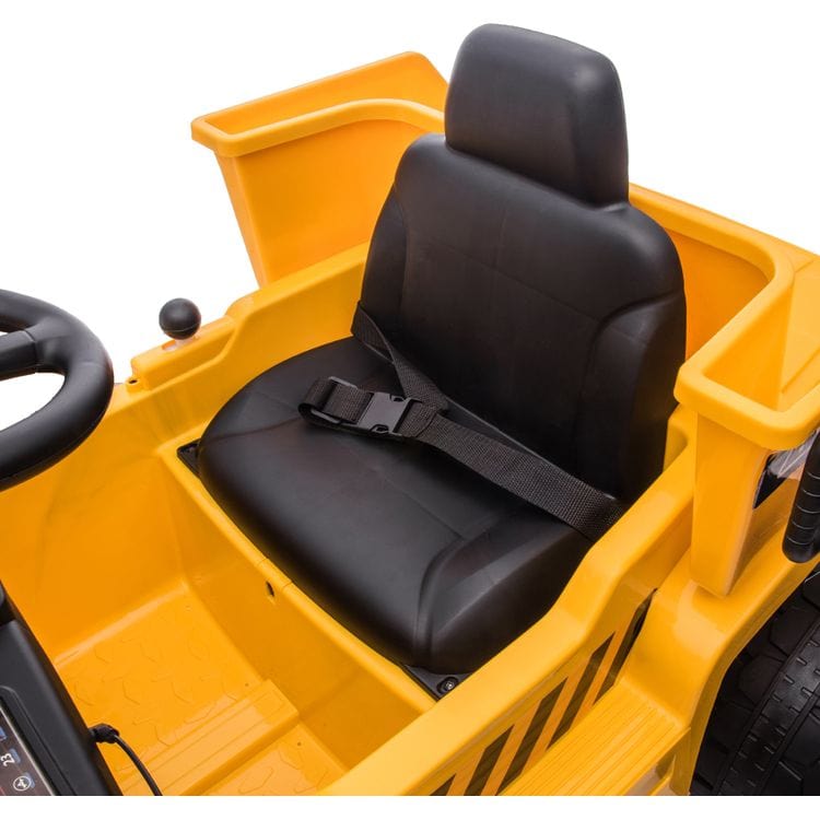 12V CAT Dump Truck 1-Seater Ride On – Yellow - FAO Schwarz