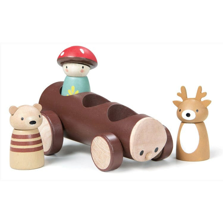 Wooden Timber Taxi Toy - FAO Schwarz