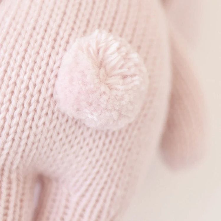7″ Baby Bunny (Lilac) Hand-Knit Doll - FAO Schwarz
