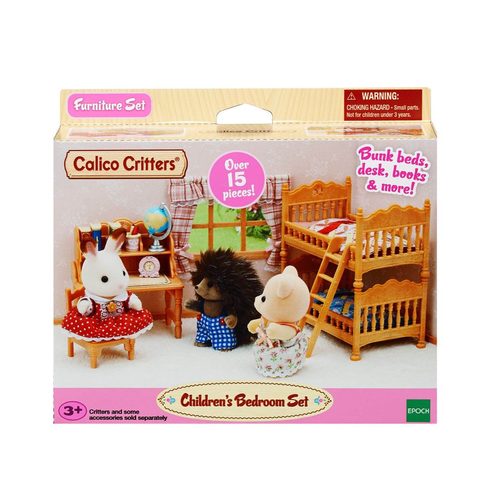 Calico Critters Children’s Bedroom Set, Dollhouse Furniture and Accessories - FAO Schwarz