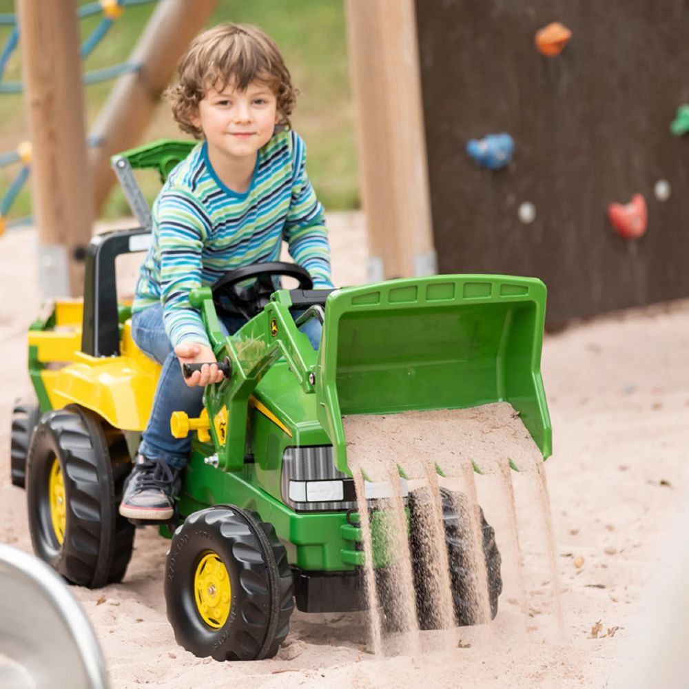 John Deere Pedal Loader With Backhoe - FAO Schwarz