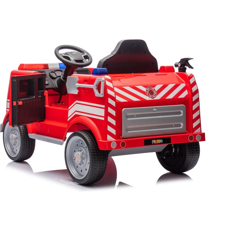 12V Freddo Firetruck 1-Seater Ride On - FAO Schwarz