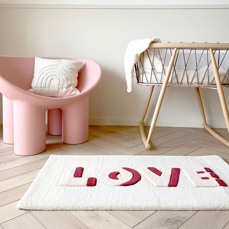 Love Rug – Cream/Red - FAO Schwarz