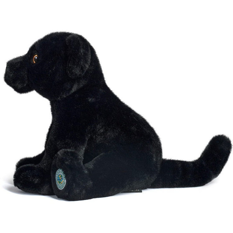 10″ Planet Love Recycled Bottle Toy Plush Black Panther - FAO Schwarz