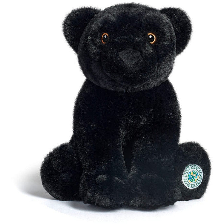 10″ Planet Love Recycled Bottle Toy Plush Black Panther - FAO Schwarz